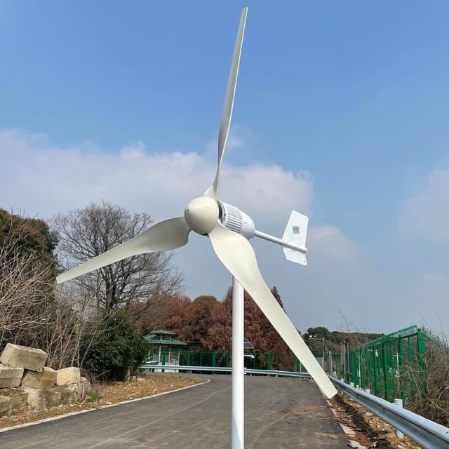 Horizontal wind turbine